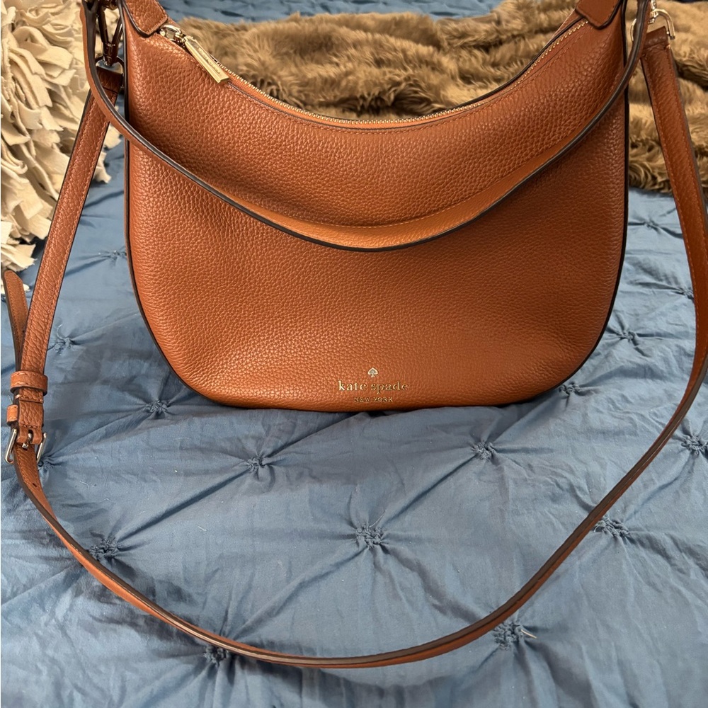 Kate Spade Brown Leather Shoulder Bag